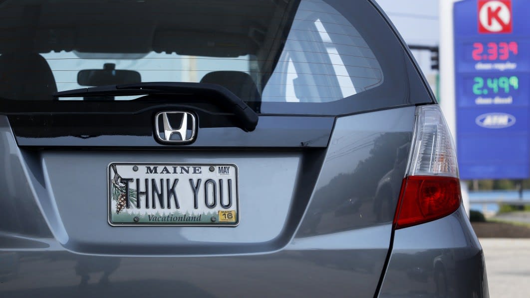 Maine begins its removal of obscene vanity license plates