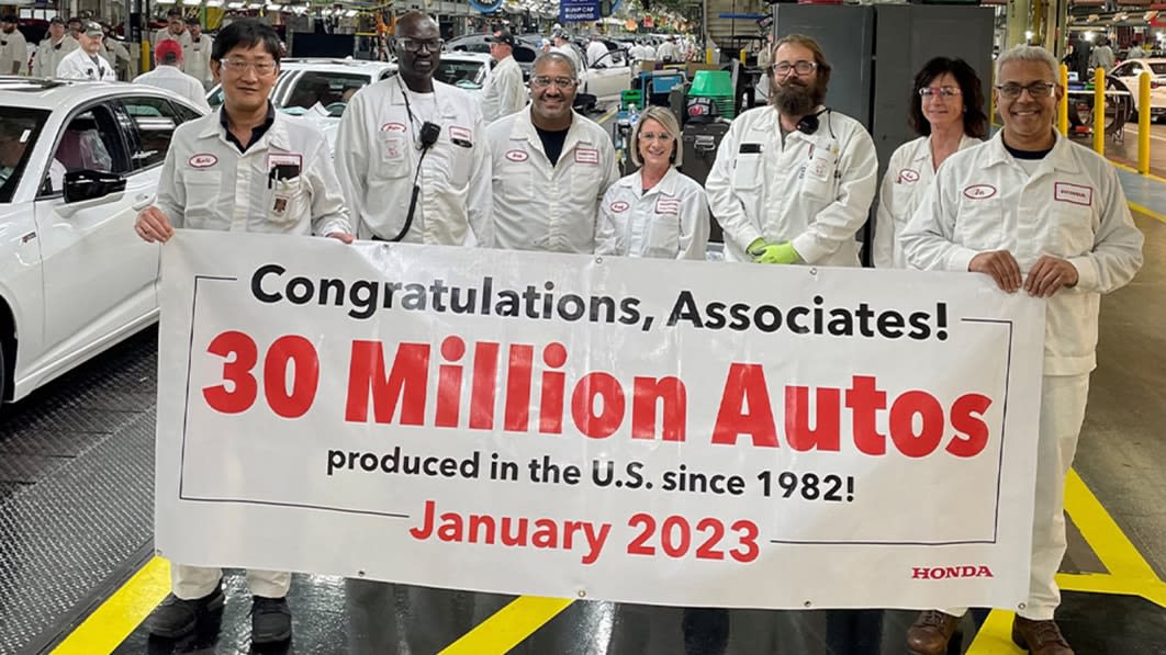 Honda milestone: 30 million cars built in the U.S.