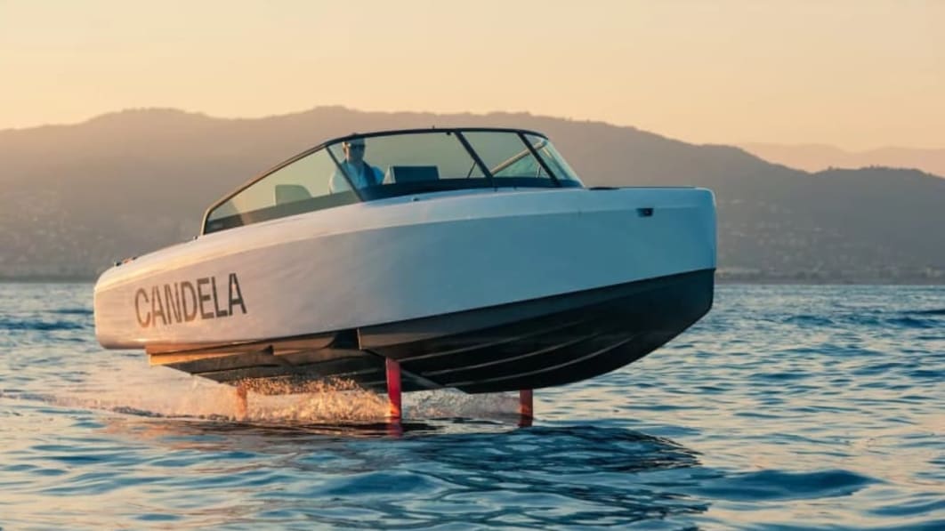 Teslas of the sea? CES showcases electric hydrofoil boats