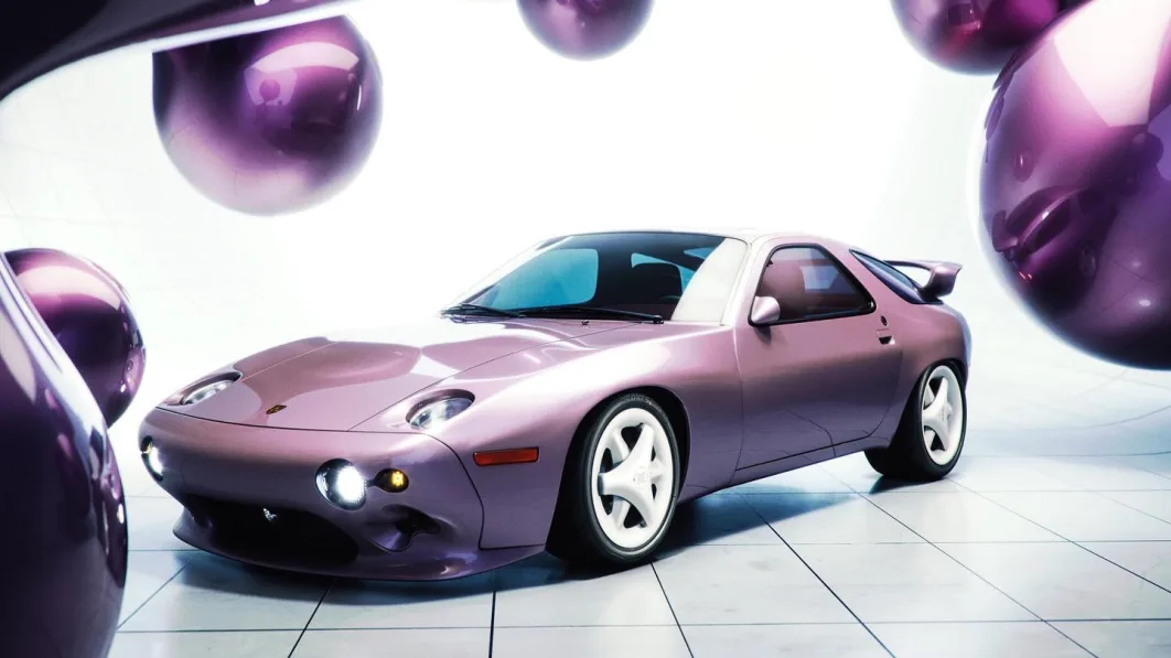 Porsche 928 Nebula SXSW art car will make you nostalgic for Y2K