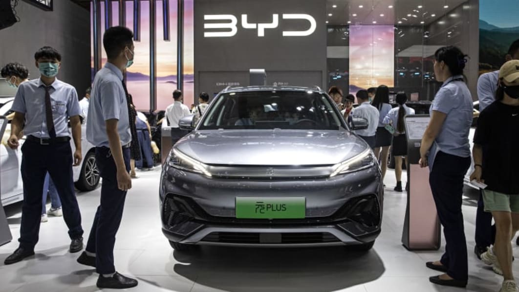BYD sold four times as many vehicles in China as Tesla