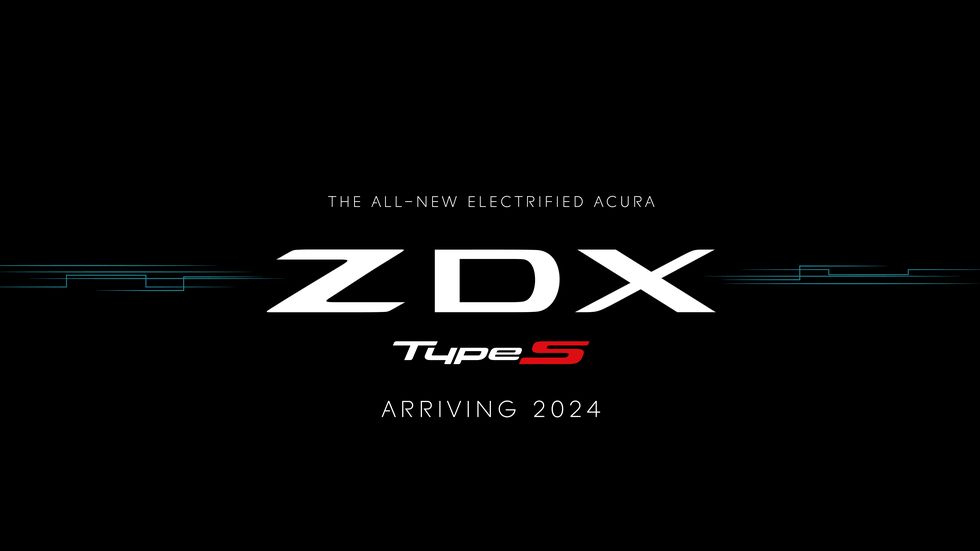 Acura Will Bring Back the ZDX Name for Its First EV