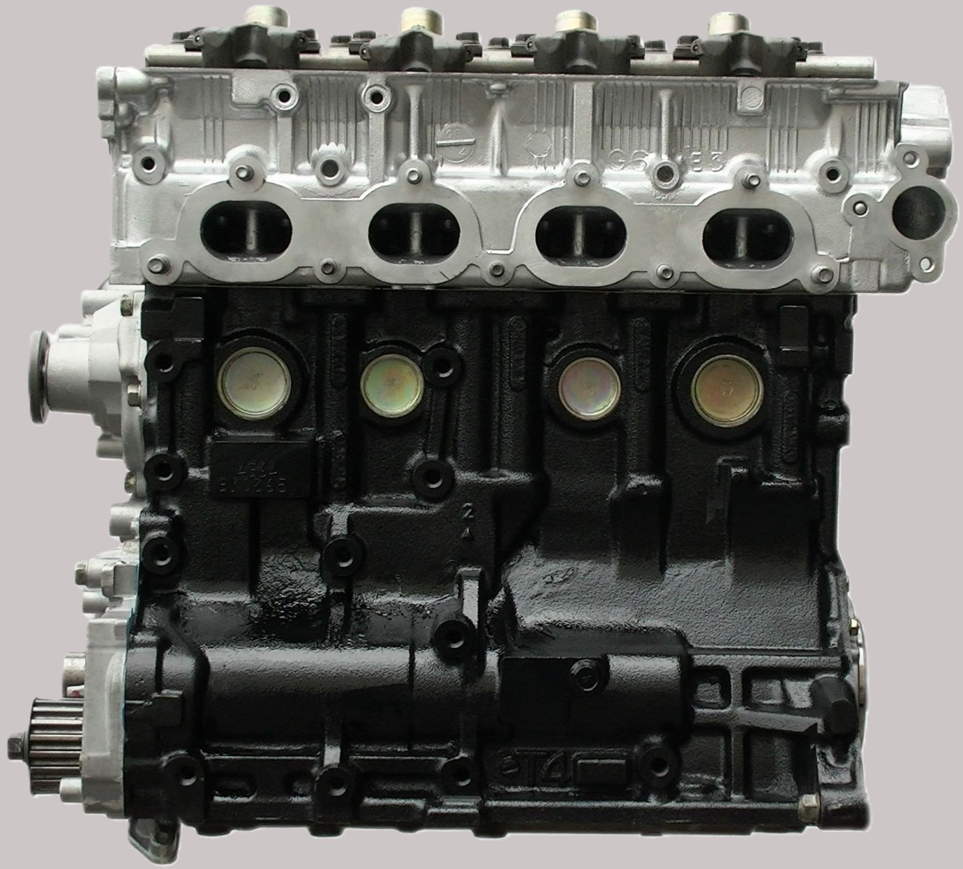 Remanufactured Dodge engine rebuilt and ready for installation