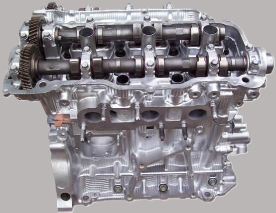 Remanufactured Jaguar engine rebuilt and ready for installation