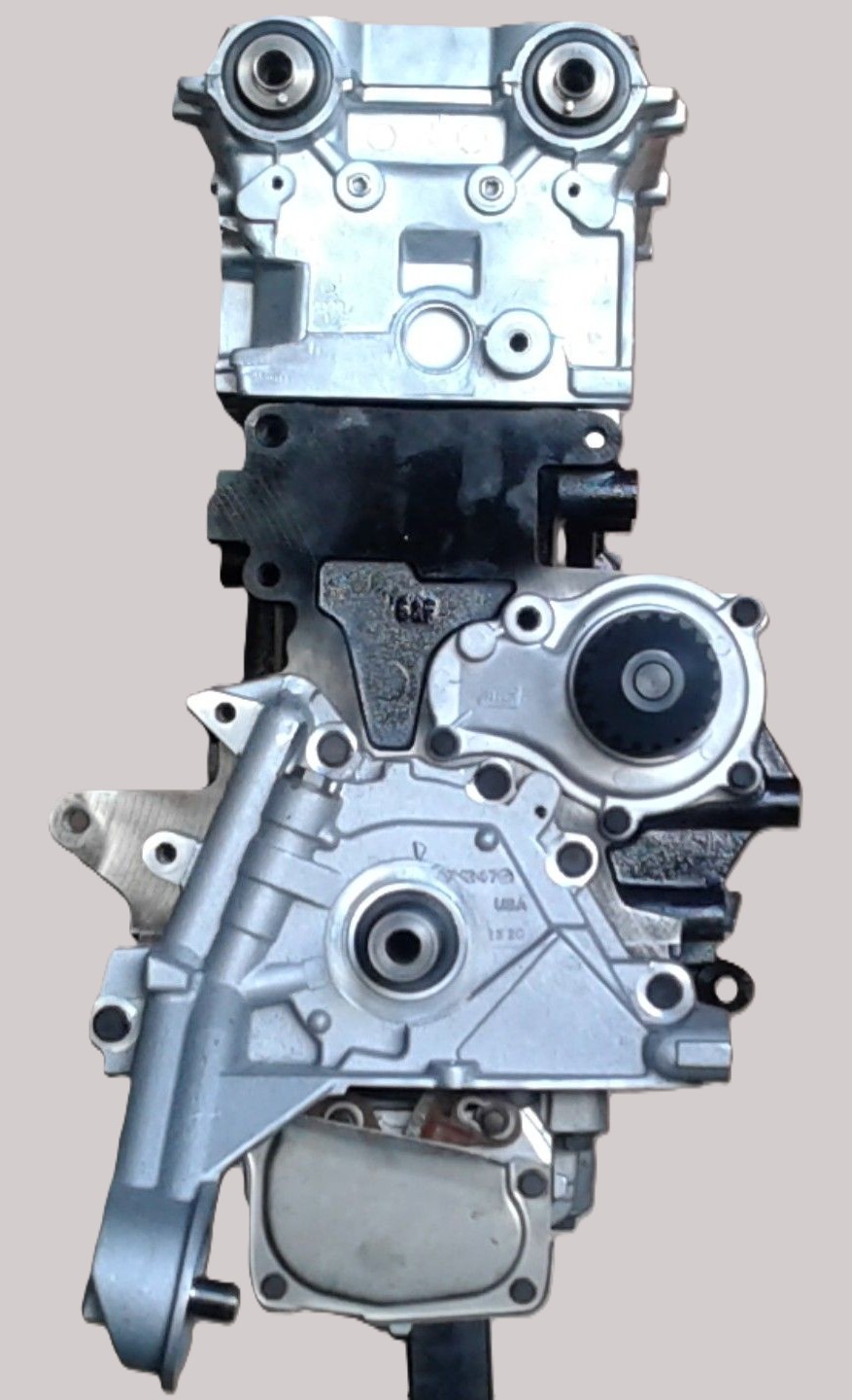 Remanufactured Volvo engine rebuilt and ready for installation