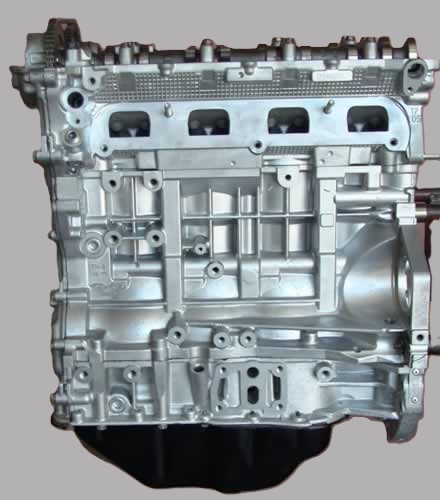 Rebuilt Kia Sportage engine side view