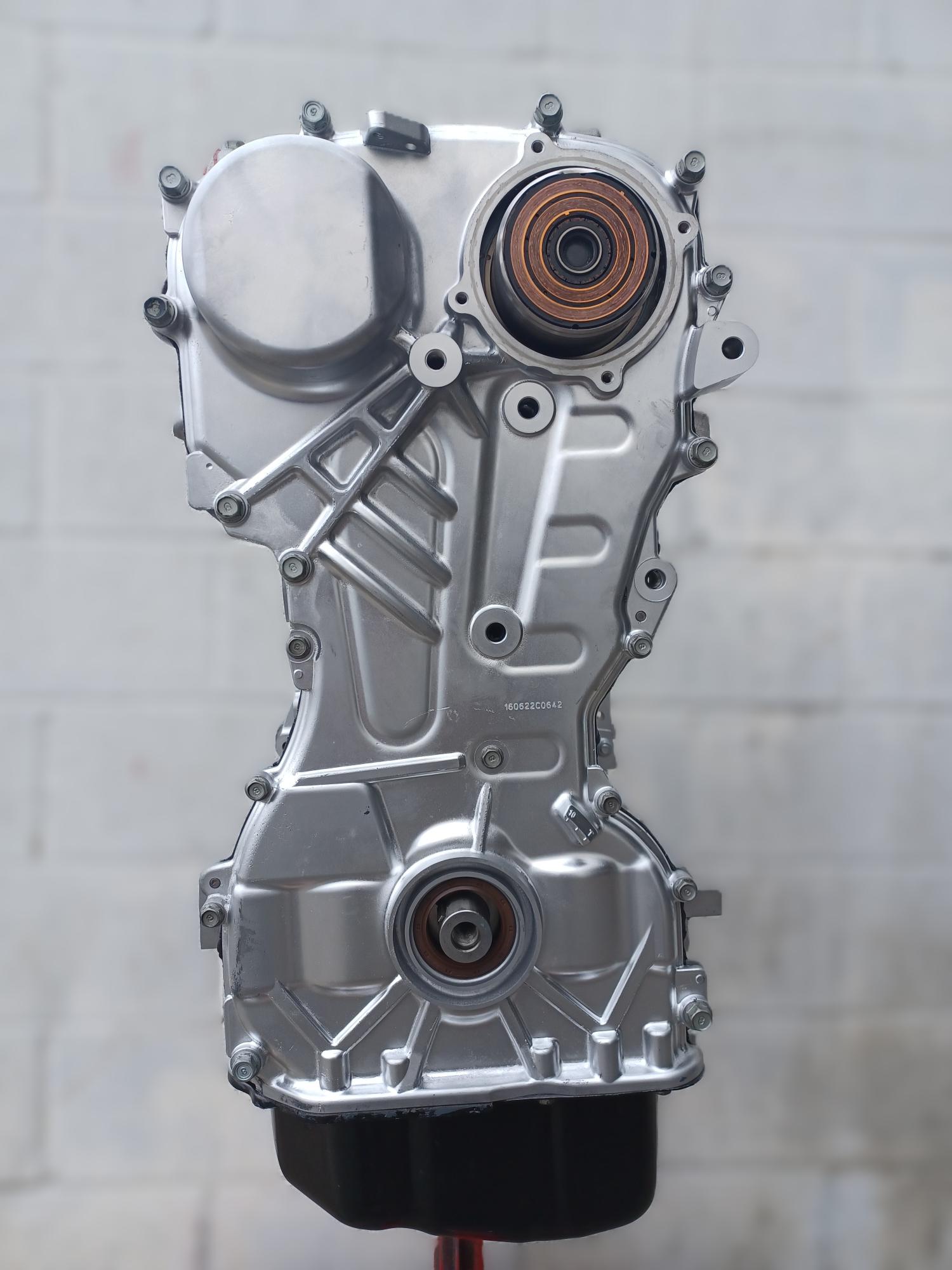 Rebuilt Kia Optima engine side view