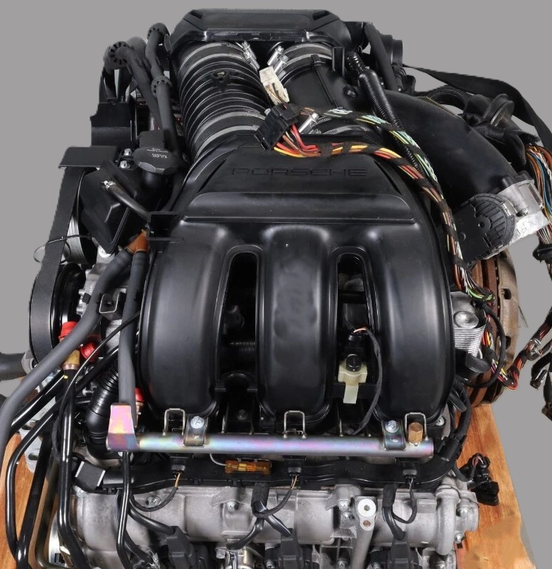 Used Porsche Boxster engine ready for shipping